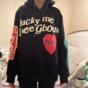 Lucky Me I See Ghosts hoodie black size XL